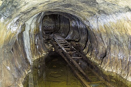 Mine tunnel Carls Stoll, Sweden