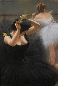 'Подготовка к балету (около 1900)