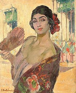 Tancerka flamenco, ok. 1905