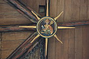 English: Painted wooden ceiling of the Oude Kerk (church) in Amsterdam