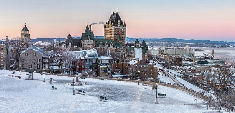 File:Château Frontenac after a freezing rain day in Quebec city.jpg