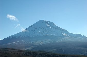 Chimborazo from the west.