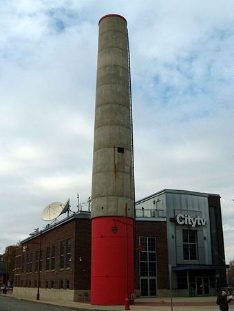 Citytv Building at The Forks, in Winnipeg, Manitoba.