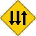 SP-43 Three lanes, two contraflow