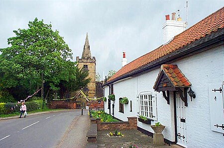 Cossall village