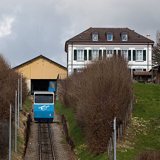 <span class="mw-page-title-main">Cossonay–Gare–Ville funicular</span> Funicular railway in canton of Vaud, Switzerland