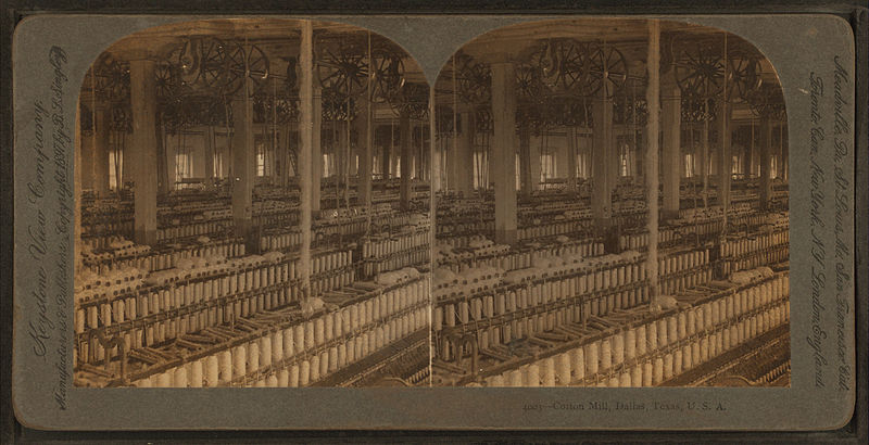 File:Cotton Mills, Dallas, Texas, U.S.A, by Singley, B. L. (Benjamin Lloyd).jpg