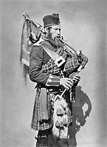 Pipe Major John Macdonald who served in the Crimean War Crimean War 1854 - 1856 Q71103.jpg