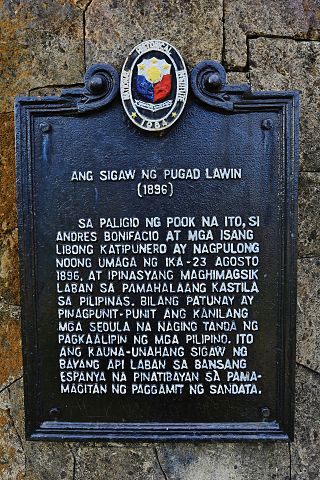 <span class="mw-page-title-main">Cry of Pugad Lawin</span> First act in the Philippine Revolution