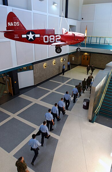 File:Culver TD2C-1 Turkey in Chevalier Hall at Naval Air Technical Training Center.jpg