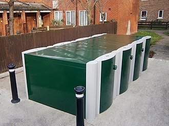 8 Cycle-Works Velo-Safe Lockers installed Back to back in Reading, UK Cycle-Works Velo-Safe Lockers.jpg