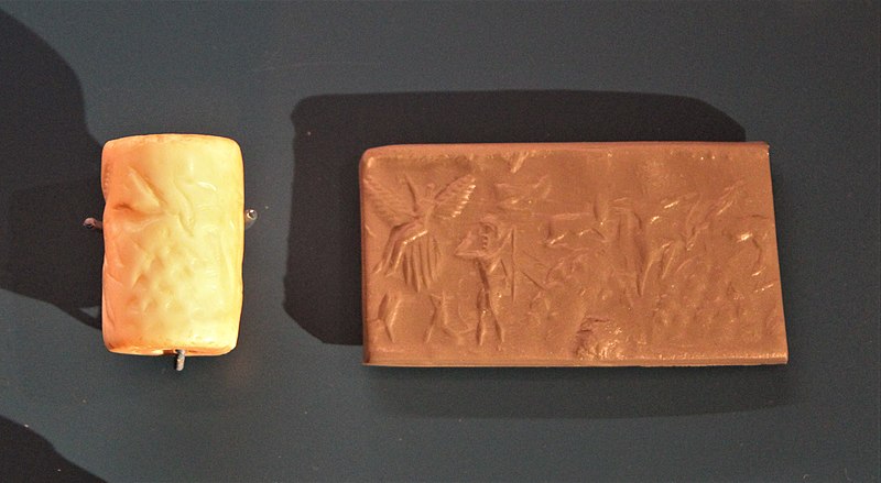 File:Cylinder seal Akkadian 1931.114 Etana.jpg