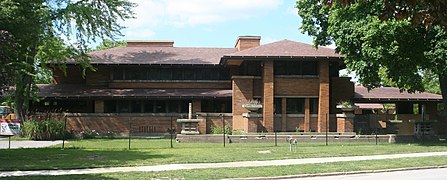 The Darwin Martin House, Buffalo, New York, 1903–1905, Frank Lloyd Wright