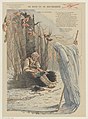 De dood en de houthakker (titel op object) Fabel van La Fontaine (serietitel op object) Imagerie Artistique Série 6 (serietitel op object), RP-P-OB-205.859.jpg