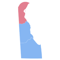 Delaware Presidential Election Results 1864.svg