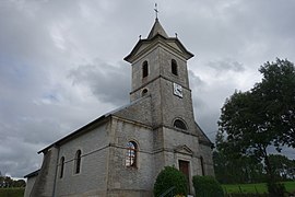 The church in Denezières