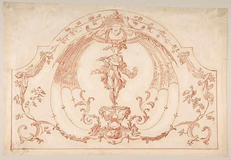 File:Design for Ornament with a Flutist (recto); Design for molding (verso) MET DP812007.jpg