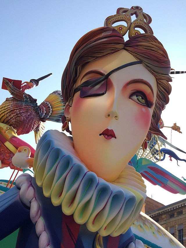 Detall de la falla Na Jordana 2017 (José Gallego - Antonio Pérez), Falles 2017