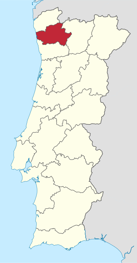 Kaart van Braga