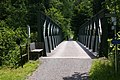 * Nomination Disused Weißachbrücke (approx. 466 masl) of the former Bregenzerwaldbahn (Railway) in the municipality of Doren / Lagenegg (Vorarlberg, Austria) near the Bregenzer Ache (river). In the middle of the bridge runs the border between the municipality of Doren and Langenegg. The Weissach flows under the bridge and flows into the Bregenzer Ache shortly after the bridge. Maintenant un pont piétonnier et cyclable. The Bozenau reservoir is located near the bridge. By User:Asurnipal --Elryck 05:59, 29 August 2020 (UTC) * Promotion  Support Good quality -- Johann Jaritz 06:39, 29 August 2020 (UTC)