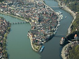 Vy över Passau.