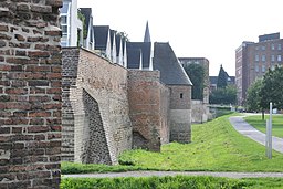 Duisburg Stadtmauer 17 Am Alten Wehrgang Außenseite