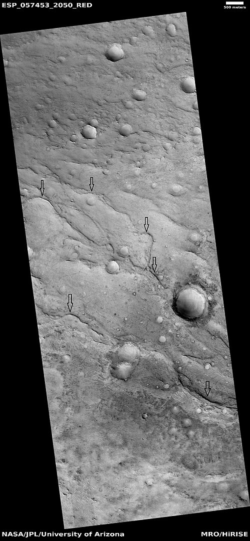 NASA Spots Eerie 'Spider' Shapes in Mars Crater View - CNET