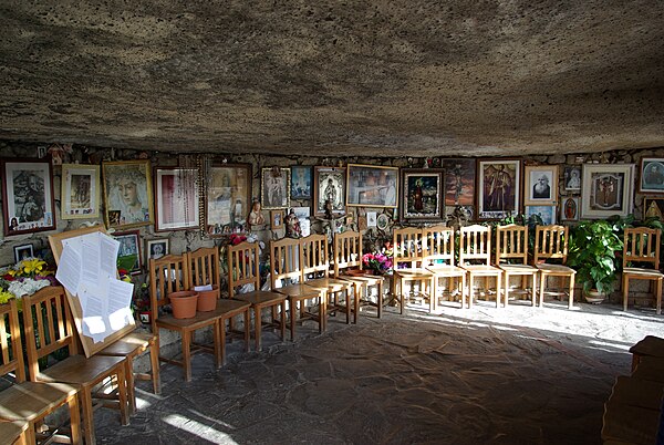 Cave of Santo Hermano Pedro in Tenerife, Spain (veneration of a place associated with a saint).