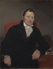 Портрет на Ели Уитни, изобретател, 1822