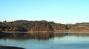 O encoro desde Seixurra de Abaixo, Orto.