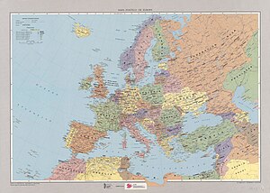 300px europa mapa politico de europa 1 10.000.000 1993 mapa 16957 spa