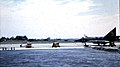 1969年，美國空軍第509戰鬥攔截機中隊（英语：509th Fighter-Interceptor Squadron）一架編號56-0968的F-102A三角劍戰鬥機準備從台南空軍基地起飛
