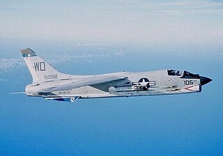 <span class="mw-page-title-main">Vought F-8 Crusader</span> 1955 naval fighter aircraft by Vought