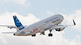 English: A320 Enhanced (A320E) prototype (F-WWIQ) with sharklets at ILA Berlin Air Show 2012. Deutsch: A320 Enhanced (A320E) Prototyp (F-WWIQ) mit Sharklets, auf der ILA Berlin Air Show 2012.