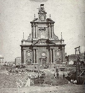 Facade of the Temple on the Place de Brouckère/De Brouckèreplein, 1867–1871