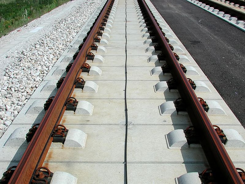 Guard rail (rail transport) - Wikipedia