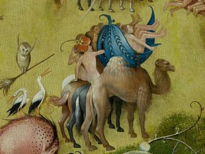 File-Bosch, Hieronymus - The Garden of Earthly Delights, center panel - Detail camel (mid-right).jpg