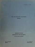 Thumbnail for File:Fish and Wildlife Management Report December 1, 1958 (IA resourcemandec1958onta).pdf