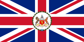 Bandeira do gobernador británico da Colonia do Cabo (1876–1910)