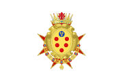 Flag of the Grand Duchy of Tuscany (Medici period).svg