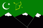 Flag of Hunza (through 1974)