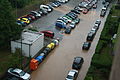 Čeština: Zatopená Novodvorská ul. v Třebíči, okr. Třebíč. English: Flooded Novodvorská street in Třebíč, Třebíč District.