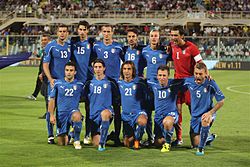 Formazione Nazionale italiana vs Slovenia 2011.jpg