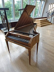Fortepiano by Anton Walter & Sohn (Vienna, ca. 1805) - Berlin, Musikinstrumentenmuseum FortepianoAntonWalter.JPG