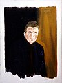 Second Portrait of Francis Bacon by Reginald Gray.(collection Mr. Malachy Quinn, UNESCO. Paris.