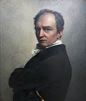 Self-portrait 1826. oil on panelmedium QS:P186,Q296955;P186,Q106857709,P518,Q861259. 71.5 × 60.5 cm (28.1 × 23.8 in). City of Brussels, Brussels, Royal Museums of Fine Arts of Belgium.