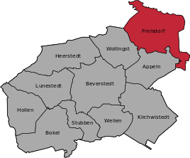 Фрельсдорф в объединенном муниципалитете Беверштедт