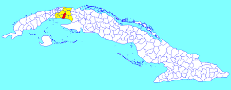 Güines (Cuban municipal map).png