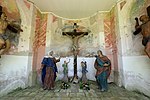 Calvary with crucifixion chapel and 11 stations of the cross