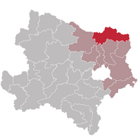 Map of the judicial district of Laa an der Thaya